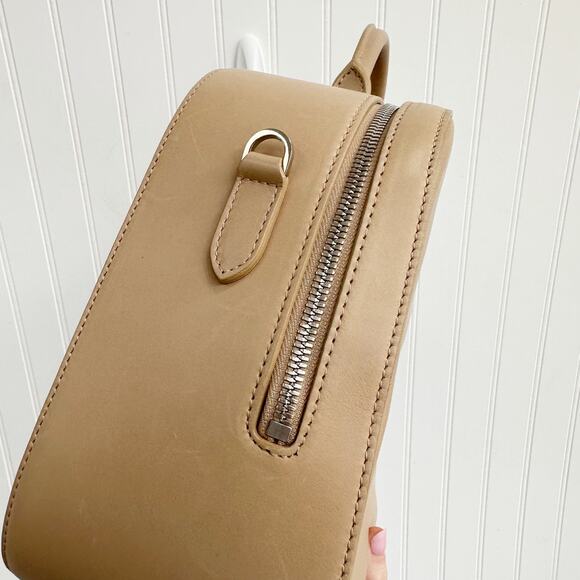 The Row Small Bowler Bag Sabbia Nude Tan Leather Top Handle Satchel Handbag - Picture 5 of 11